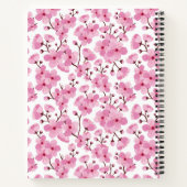 Rosa Sakura SpiralNotebook Notizblock (Rückseite)