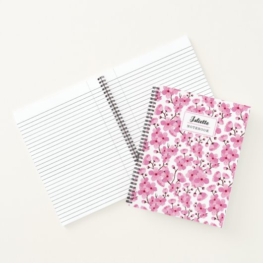 Rosa Sakura SpiralNotebook Notizblock (Innenseite)