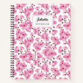 Rosa Sakura SpiralNotebook Notizblock (Vorderseite)