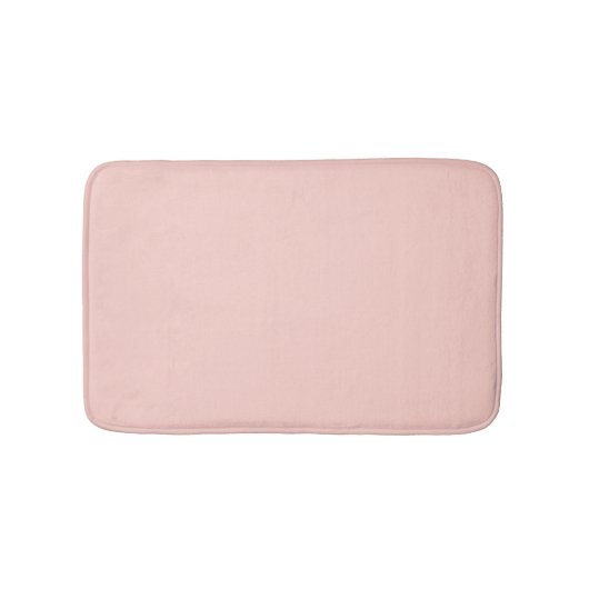 Rosa Salz Solid Color Badematte (Vorderseite)