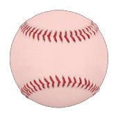 Rosa Salz Solid Color Baseball (Rückseite)