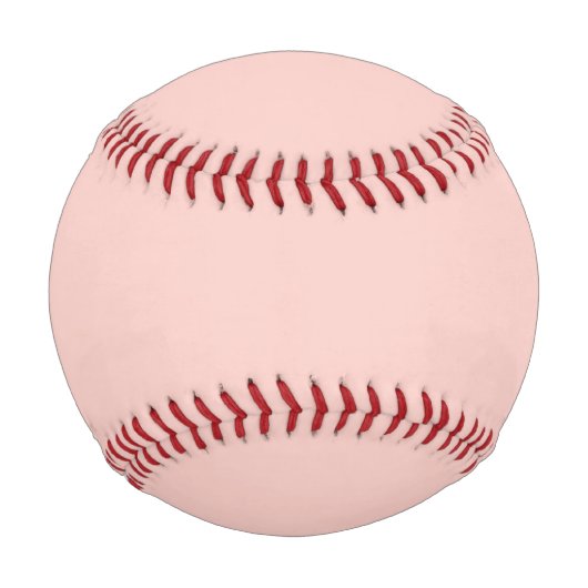 Rosa Salz Solid Color Baseball (Vorderseite)