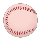 Rosa Salz Solid Color Baseball (Vorderseite Links)