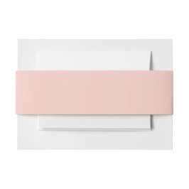 Rosa Salz Solid Color Einladungsbanderole