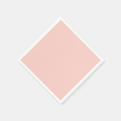 Rosa Salz Solid Color Serviette (Ecke)