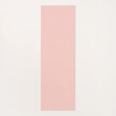Rosa Salz Solid Color Yogamatte (Rückseite)