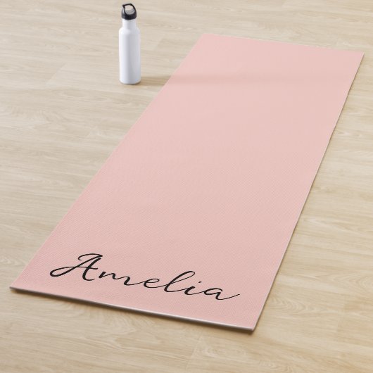 Rosa Salz Solid Color Yogamatte (Beispiel)