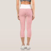 Rosa Sand Capri Leggings (Rückseite)