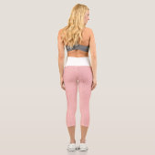 Rosa Sand Capri Leggings (Rückseite)