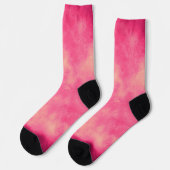 Rosa Sand Cloud-Effekt Nachhaltige Crew Sock Socken (Linkes Detail)