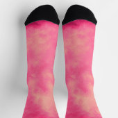 Rosa Sand Cloud-Effekt Nachhaltige Crew Sock Socken (Oben)