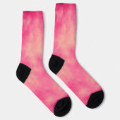 Rosa Sand Cloud-Effekt Nachhaltige Crew Sock Socken (Rechts)