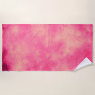 Rosa Sand Cloud-Effekt Strandtuch