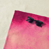 Rosa Sand Cloud-Effekt Strandtuch (Beispiel)