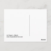 Rosa Sand drehend Flohsandalen am Strand von Flori Postkarte (Rückseite)