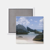 Rosa Sand Magnet (Vorderseite/Rückseite)