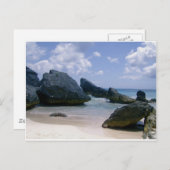 Rosa Sand Postkarte (Vorne/Hinten)