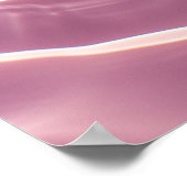 Rosa Sand und Seashells Mermaidcore Ästhetik Poster (Ecke)