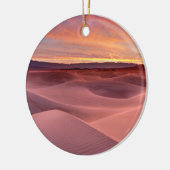 Rosa Sanddünen, Death Valley, CA Keramikornament (Links)