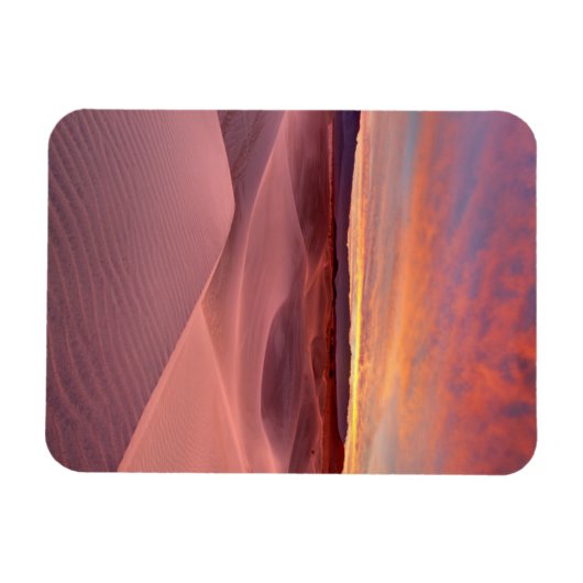 Rosa Sanddünen, Death Valley, CA Magnet (Horizontal)