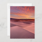 Rosa Sanddünen, Death Valley, CA Postkarte (Vorne/Hinten)