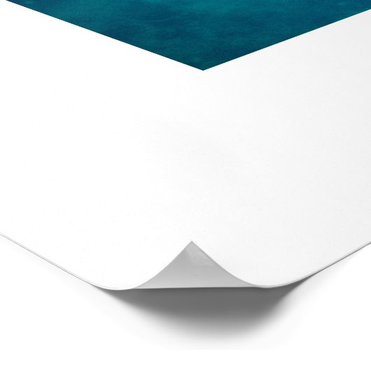 Rosa Sandparadies (Zen-Platz) Poster (Ecke)