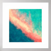 Rosa Sandparadies (Zen-Platz) Poster (Vorne)