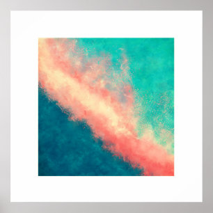 Rosa Sandparadies (Zen-Platz) Poster