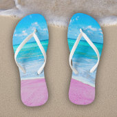 Rosa Sandstrand Badesandalen