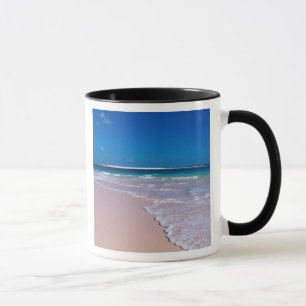 Rosa Sandstrand in Conch Bay, Cat Island, Tasse