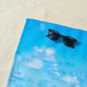 Rosa Sandstrand Strandtuch (Beispiel)