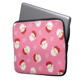 Rosa Santa 2 Laptopschutzhülle (Vorderseite Links)