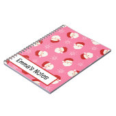 Rosa Santa 2 Notizblock (Linke Seite)