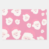 Rosa Santa Geschenkpapier Set (Vorderseite 2)