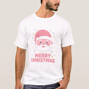 Rosa Santa-Merry-Christmas-Coquette-T-Shirt T-Shirt