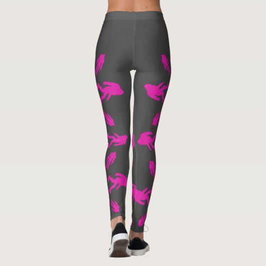 Rosa Sasquatch Leggings (Rückseite)