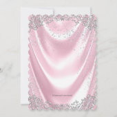 Rosa Satin erste Kommune Einladung (Rückseite)