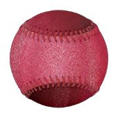 Rosa Satin-Glitzern Baseball (Rückseite)