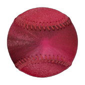 Rosa Satin-Glitzern Baseball (Vorderseite)