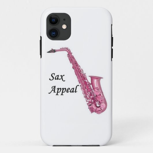 Rosa Sax Case-Mate iPhone Hülle (Rückseite)