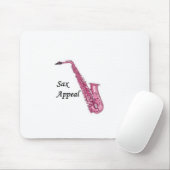 Rosa Sax Mousepad (Mit Mouse)