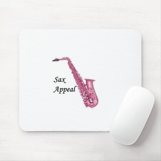 Rosa Sax Mousepad (Mit Mouse)