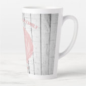 Rosa Scallop-Muschel Latte Tasse (Rechts)