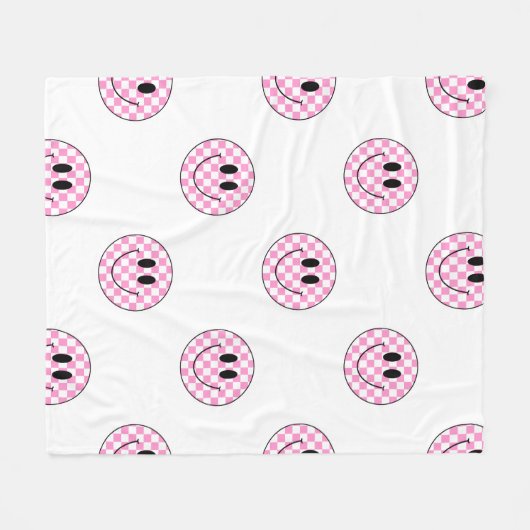 Rosa Schachtelhalm Fleecedecke (Vorderseite (Horizontal))