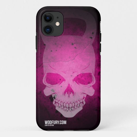 Rosa Schädel Kettlebell - begrenzte Ausgabe Case-Mate iPhone Hülle (Rückseite)