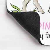 Rosa Schafe der Familie Mousepad (Ecke)
