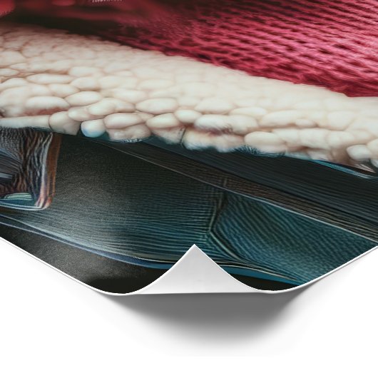 Rosa Schafe Poster (Ecke)