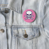 Rosa Schaltfläche "Skull" Button (Beispiel)
