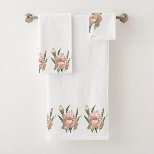 Rosa Scham Iris Badhandtuch Set (Insitu)
