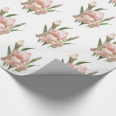 Rosa Scham Iris Geschenkpapier (Ecke)
